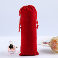 Pochette de rangement longue à cordon, sac en velours doux, sac anti-poussière pour oreiller, sac en velours hollandais, logo disponible