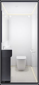 Bagno Mobile di Alta Qualità con WC, Lavandino e <span class=keywords><strong>Doccia</strong></span> Integrati in una Cabina Sicura e Privata con Chiusura a Chiave - Product Image 6