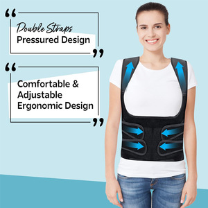 2024 Alta qualidade Ajustável Escoliose Respirável Alívio Da Dor Voltar Brace Suporte Belt Postura Corrector - Product Image 3