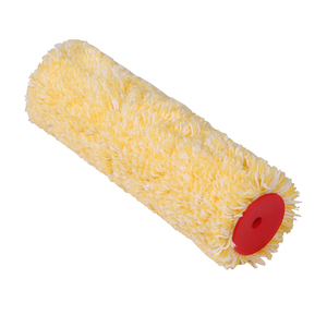 10in High Quality Yellow White Acrylic Customizable Roller <b>Brush</b> OEM Support Industrial DIY Thermal Bonding Painting Decorating - Product Image 2