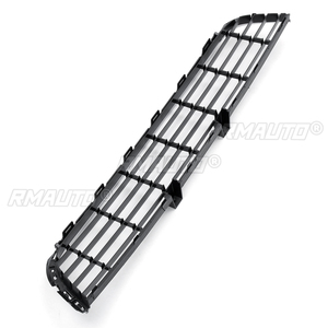 Rejilla Delantera Inferior Central Negra para Parachoques + Rejilla para Faros Antiniebla para VW Golf MK6 2008 2009 2010 2011 2012 2013 - Product Image 5