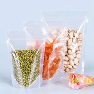 सूखे फल ग्रेनाइट स्व-सहायक खाद्य ग्रेड नई आगमन अच्छी कीमत बेटल खुदरा स्पष्ट पिस्ता काजू पैकेजिंग नट बैग बैग