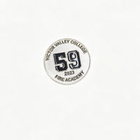 Pièces de monnaie commémoratives en métal cloisonné plaqué argent en alliage de zinc avec logo d'académie gravé sur mesure
