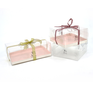 <span class=keywords><strong>Caja</strong></span> de embalaje para repostería de mascotas, <span class=keywords><strong>transparente</strong></span>, de <span class=keywords><strong>acetato</strong></span>, <span class=keywords><strong>transparente</strong></span>, para repostería y postres - Product Image 1