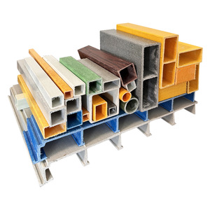 Produsen Profil FRP Pultruded Kustom, Bagian GRP Pultruded, Bentuk Fiberglass Pultruded, Profil Fiberglass - Product Image 2