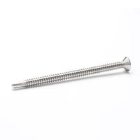 Vis autoperceuse à tête fraisée cruciforme en acier inoxydable 30H DIN 7504P 410 pour tôles