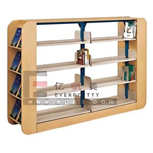 Estantería de madera de doble cara versátil para bibliotecas y librerías escolares - Product Image 4