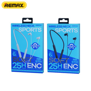 REMAX 사용자 정의 저렴한 스포츠 이어폰 넥밴드 헤드셋 스테레오 무선 BT 6.0 헤드폰 마이크 - Product Image 4