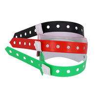 Bracelet RFID jetable en PVC étanche à usage unique pour chronométrage de course, avec code QR imprimable, pour contrôle d'accès