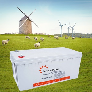 Batería de Gel Sellada <span class=keywords><strong>Recargable</strong></span> Fortune Power FP200-12 12V 200Ah, de Litio y Plomo-Ácido con Cátodo LiFePO4 <span class=keywords><strong>para</strong></span> Almacenamiento de Energía Solar - Product Image 1