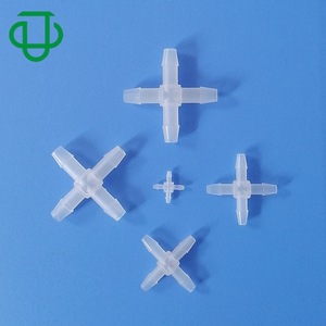 Conector Cruzado de Cuatro Vías de Plástico PP de la Colección JUMEDTECJU de 1.6 mm para Tubería Flexible de Uso Industrial - Product Image 3
