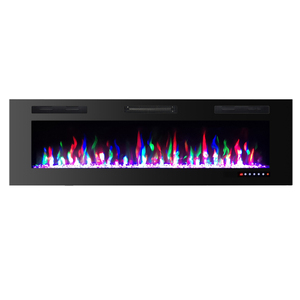<span class=keywords><strong>Chimenea</strong></span> Eléctrica Moderna con Llama de 13 Colores, Calentador Eléctrico con Calefacción para Decoración del Hogar - Product Image 2