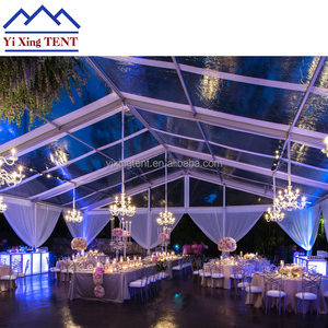 2025 populaire grand toit transparent de <span class=keywords><strong>cristal</strong></span> de <span class=keywords><strong>tente</strong></span> de chapiteau de <span class=keywords><strong>mariage</strong></span> de luxe imperméable en PVC spacieux pour les salons commerciaux - Product Image 3