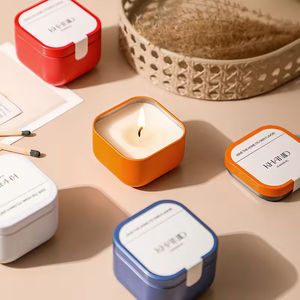Vela Aromática en Caja de Hojalata, Vela de Aromaterapia Portátil para Viajes, 50g de Cera de Soja con Aceites Esenciales Vegetales - Product Image 2