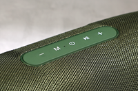 Altavoz Subwoofer Más Vendido, Altavoz Bluetooth Portátil Redondo y Grande de Tela con Radio FM, Tarjeta TF y AUX