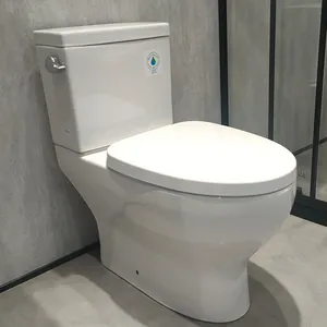 서쪽 유럽 물 마크 미국 표준 디자인 닫기 커플 두 조각 세라믹 화장실