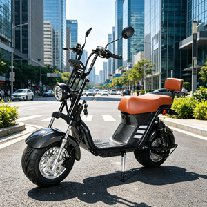 Scooter 2026 de 1000W con Neumáticos Anchos, Batería de Litio, Suspensión Impermeable, Alcance de 40-60km, Velocidad de 25km/h - Product Image 4