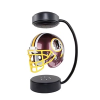 Support d'affichage LED rotatif à lévitation magnétique, rotation automatique, support flottant pour 32 mini-casques de football américain, sports