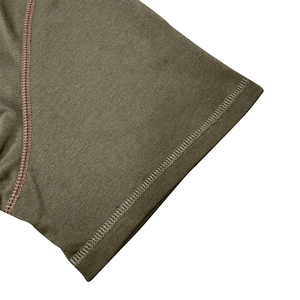 Verano Henry Camiseta informal de cuello redondo para hombre Camiseta de manga corta de poliéster/algodón de colores mezclados Ropa de verano - Product Image 5