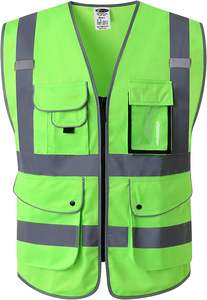 Gilet di sicurezza riflettente multi-tasca personalizzato giubbotto di sicurezza giubbotto di sicurezza giubbotto catarifrangente hi vis - Product Image 4