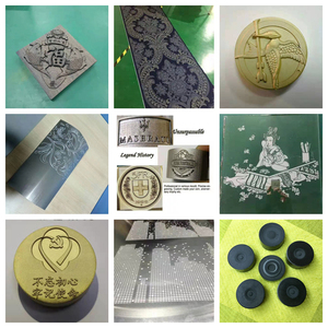 Mini machine de marquage laser à fibre Portable gravure laser 10W de haute précision pour supports en cuir DXF PLT BMP-avec table de travail - Product Image 5