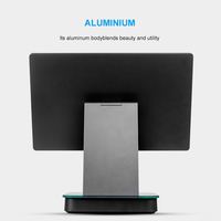 Systèmes de point de vente en alliage d'aluminium mince, écran tactile de 15,6 pouces, caisse enregistreuse, terminal de point de vente pour restaurant