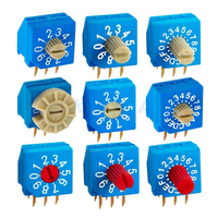 Interruptor de cambio rotativo de posición múltiple, Selector eléctrico Universal resistente al agua