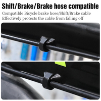 LEBYCLE Clip de fixation pour câble de frein et de dérailleur de vélo, guide de câble pour VTT et vélo de route, organisateur de câbles de vélo