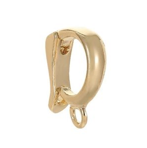 DIY 주얼리 액세서리 신주 14K 골드 도금 진주 목걸이 펜던트 오픈형 만능 고리 팔찌 D 버클 - Product Image 5