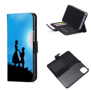 Funda personalizada de cuero PU con tapa para móvil, billetera de teléfono con sublimación, Tarjetero con interior de TPU para <span class=keywords><strong>iPhone</strong></span> 14 PRO MAX - Product Image 1