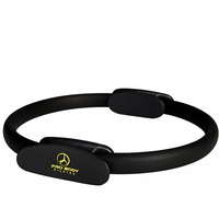 Anneau de Pilates ProBody en plastique, 14 pouces, Magic Circle |   Appareil d'exercice pour l'intérieur des cuisses avec poignées en mousse double et résistance de 30 lb, équipement de fitness à domicile portable