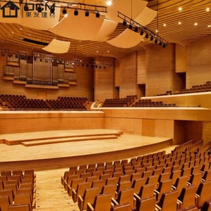Bền chống cháy Acoustic tấm Tường thân thiện với môi chất liệu cho rạp hát tại nhà Studio Auditorium hấp thụ âm thanh hội đồng quản trị - Product Image 1