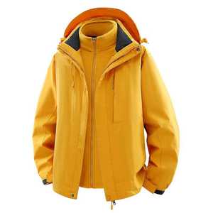 Men's Outdoor Detachable Fleece Lined 3-in-1 Windproof Jacket Workwear Wuhan - Product Image 4