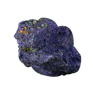 Großhandel grobe blaue Granat Kristall Roh stein Malachit Mineral