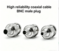 Connecteur de câble coaxial à sertir BNC mâle BNC-J59Y1, prise RF 75 Ohm, haute performance, 10 MHz-3 GHz, VSWR 1.2:1
