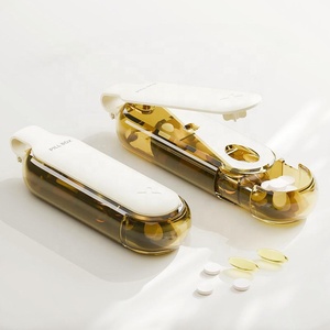 Boîte à pilules en PP de qualité alimentaire, mini, design moderne, résistante aux enfants, pour 7 jours, avec option multicolore, pour distributeur de médicaments pour personnes âgées, vente en gros - Product Image 1