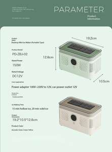 Máquina de Hielo Eléctrica Portátil de 12 Cubos para Encimera, Conveniente y Automática, Mini Máquina de Hielo para Uso Doméstico - Product Image 4