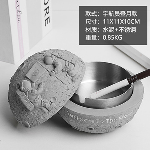 Creative Modern Design Cement Astronaut Ashtray Spaceman Cigar Ashtray for Desktop Decorative Smoking Ashtray - Product Image 4