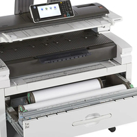 Nueva máquina copiadora de fotos digitales Ricoh MP W6700SP A0 Impresora de formato ancho en blanco y negro para empresas de construcción