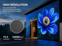 Écran vidéo LED extérieur personnalisé P2.5 pour une visibilité élevée, signalétique de magasin, façades de restaurants et zones commerciales