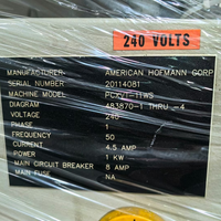 Máquina de equilibrado dinámico American Hofmann RHT HSC23M para la calibración de equilibrio dinámico de rotores y ejes