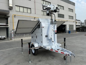 Sistema de Vigilancia con Batería de Litio Duradera para Sitios Mineros, Remolque de Monitoreo CCTV con Energía Solar - Product Image 2