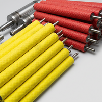Rouleaux adhésifs industriels personnalisés Linye Modèle 007-1 pour l'élimination de la poussière, en caoutchouc de silicone, dureté Shore 35+