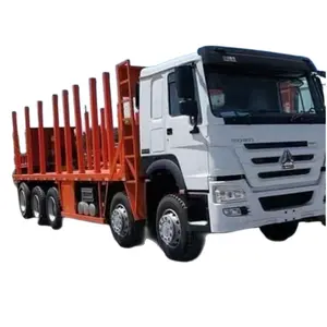 中国重汽潍柴发动机伐木车10x4 350HP重型木材运输伐木车用于原木运输