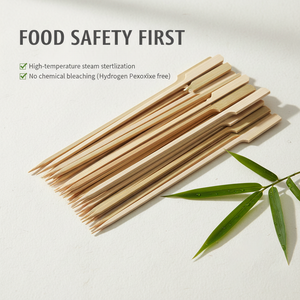 ไม้เสียบอาหารแบบใช้แล้วทิ้ง ทำจากไม้ไผ่ ขนาดยาวพิเศษ 20 ซม. 25 ซม. สำหรับย่างเคบับและเนื้อชิ้นใหญ่ - Product Image 4