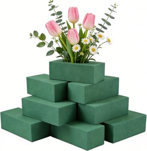Bloques de <span class=keywords><strong>Espuma</strong></span> Floral Verde, <span class=keywords><strong>Espuma</strong></span> Floral Seca y Húmeda para Flores Frescas y Artificiales, <span class=keywords><strong>Espuma</strong></span> para Plantas, <span class=keywords><strong>Espuma</strong></span> EPE - Product Image 2