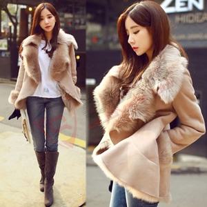 Trench-coat noir nouveau design en cuir PU imperméable dames beau respirant longs manteaux de fourrure de mode - Product Image 5