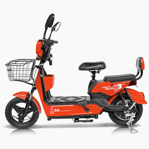 Bicicleta Eléctrica con Marco de Acero, Neumático de 14 Pulgadas, Motor Trasero sin Escobillas de 48V, Asistencia al Pedaleo, Batería de Plomo-Ácido de 15AH/13AH, Sensor, Doble Suspensión, para Adultos - Product Image 2