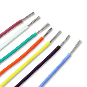 Supply of LED transparent light string wire super soft silicone high voltage transparent electronic wire