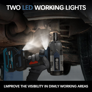 Avvitatore a Impulsi Industriale a Batteria al Litio Brushless Ricaricabile Electric Goddess DBS028 18V, Attacco da 1/2 Pollice, Coppia Massima 1000NM per - Product Image 6